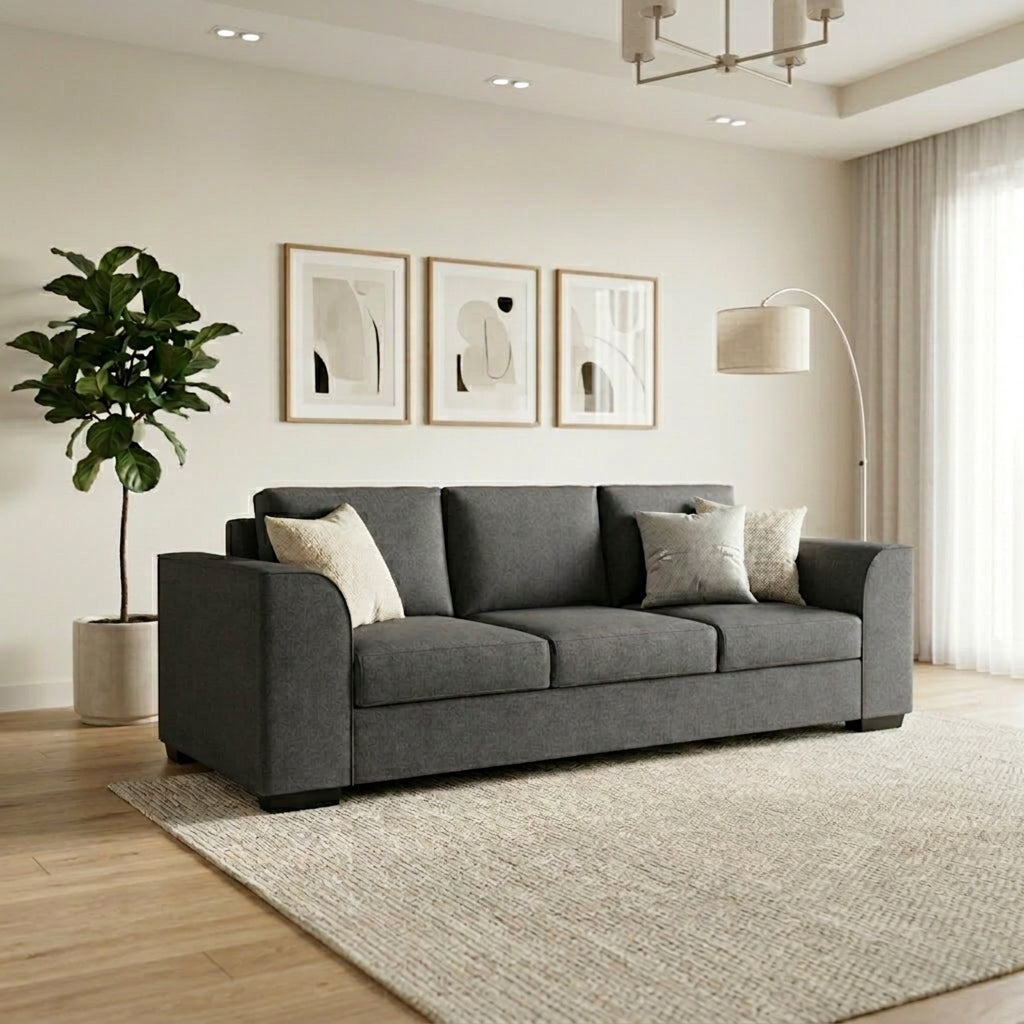 Harbor NZ Made 3 Seater Sofa - Side View