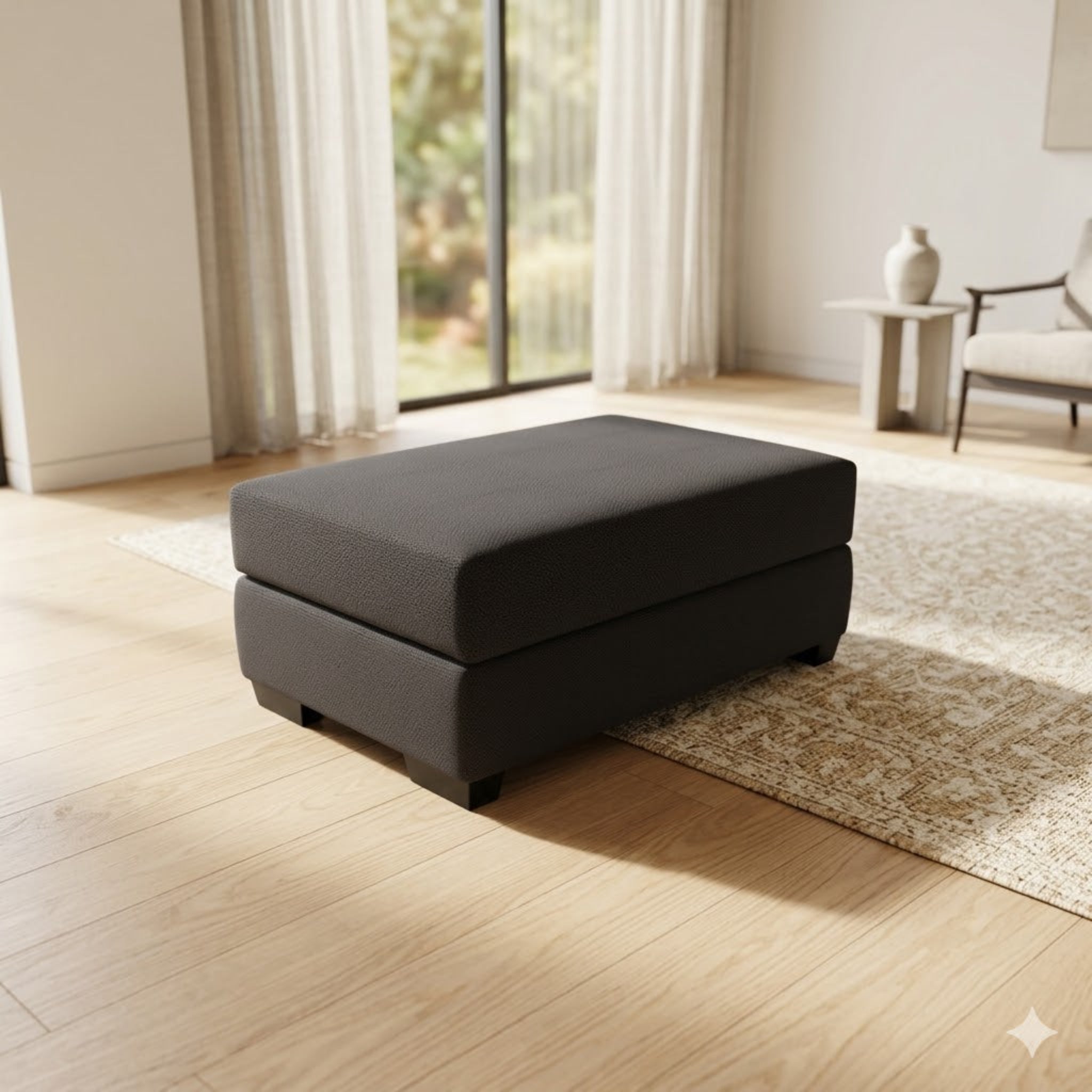 NZ Made Jumbo Ottoman